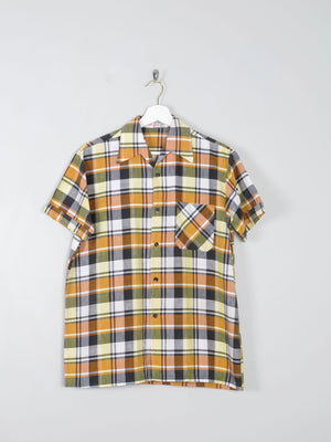 Men's Vintage 1950s Check Shirt S - The Harlequin