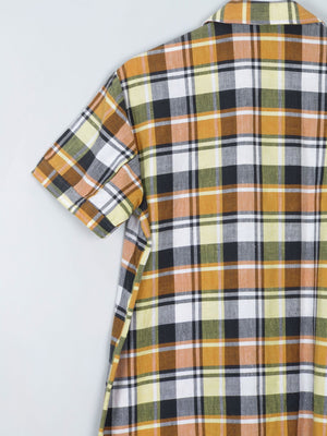 Men's Vintage 1950s Check Shirt S - The Harlequin