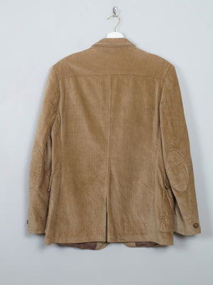 Men's Vintage 1970s Corduroy Tan Jacket M - The Harlequin
