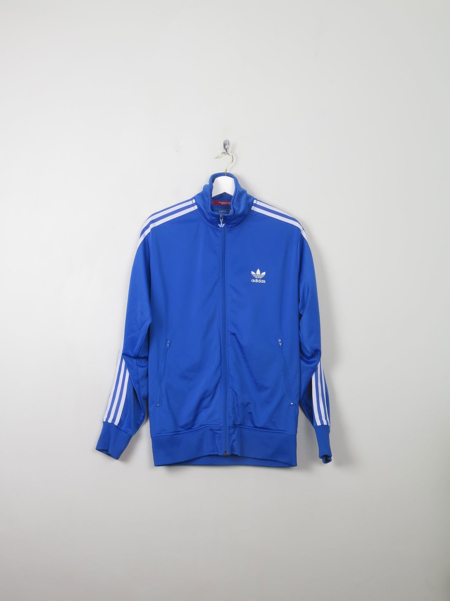 Men's Vintage Adidas Blue Track Jacket M - The Harlequin
