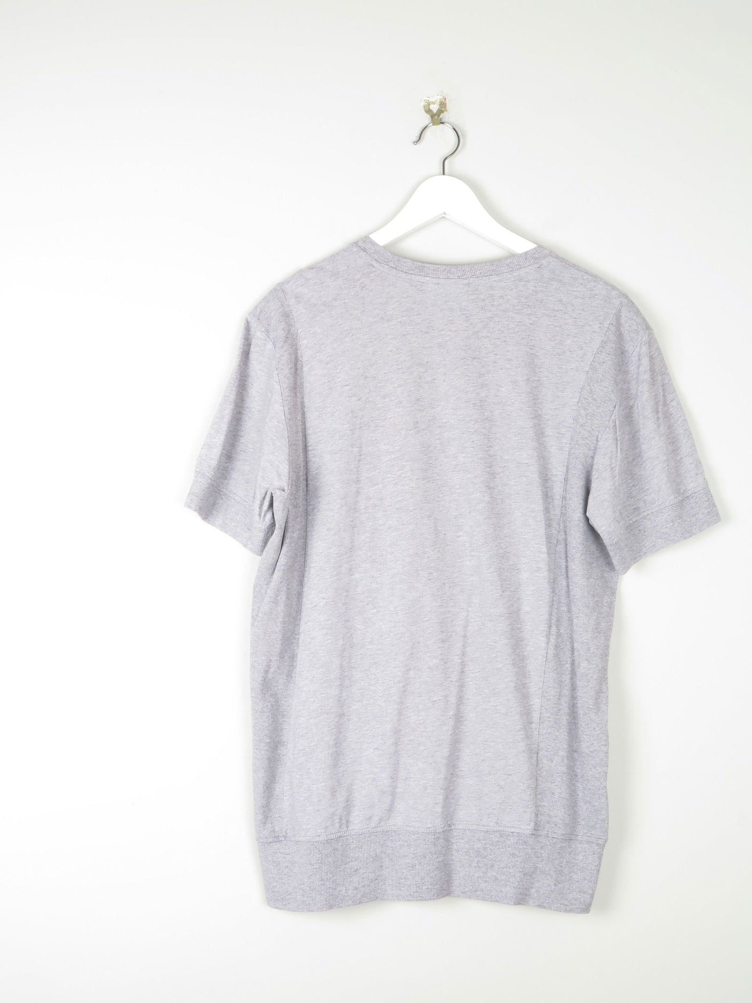 Men's Vintage Adidas Grey T-shirt L - The Harlequin