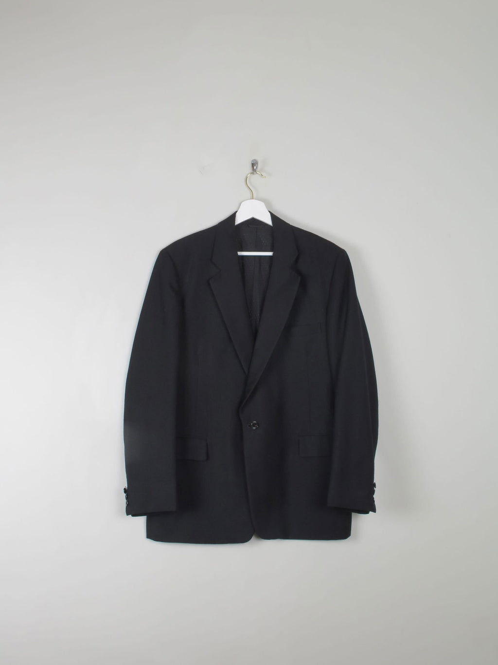 Men's Vintage Black Dinner Jacket M - The Harlequin