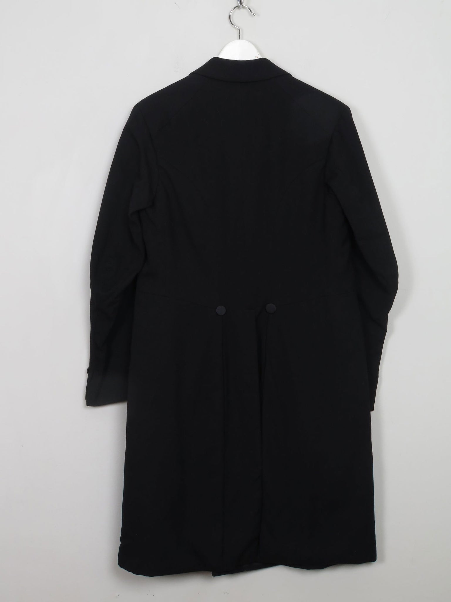 Men's Vintage Black Mourning Coat 40"/M - The Harlequin