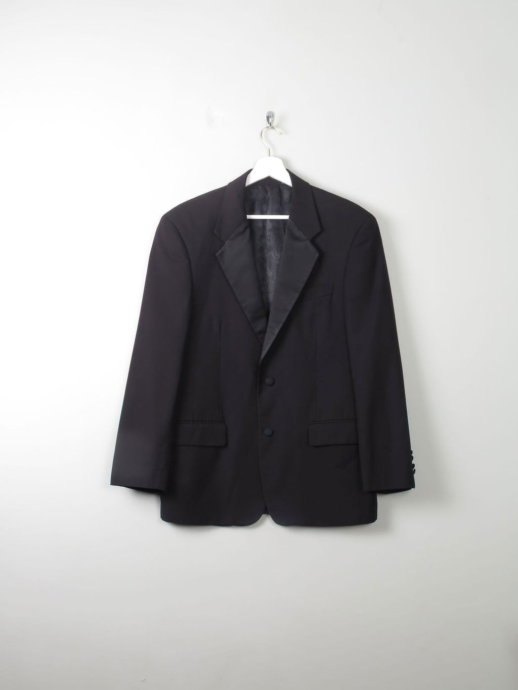 Men's Vintage Black Tuxedo Dinner Jacket M 40" - The Harlequin