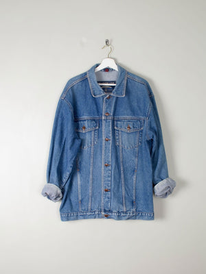 Men's Vintage Blue Denim Jacket L/XL - The Harlequin