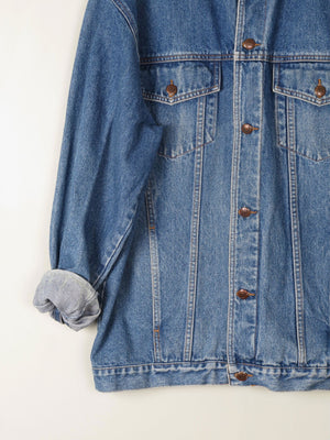 Men's Vintage Blue Denim Jacket L/XL - The Harlequin