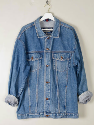 Men's Vintage Blue Denim Jacket L/XL - The Harlequin