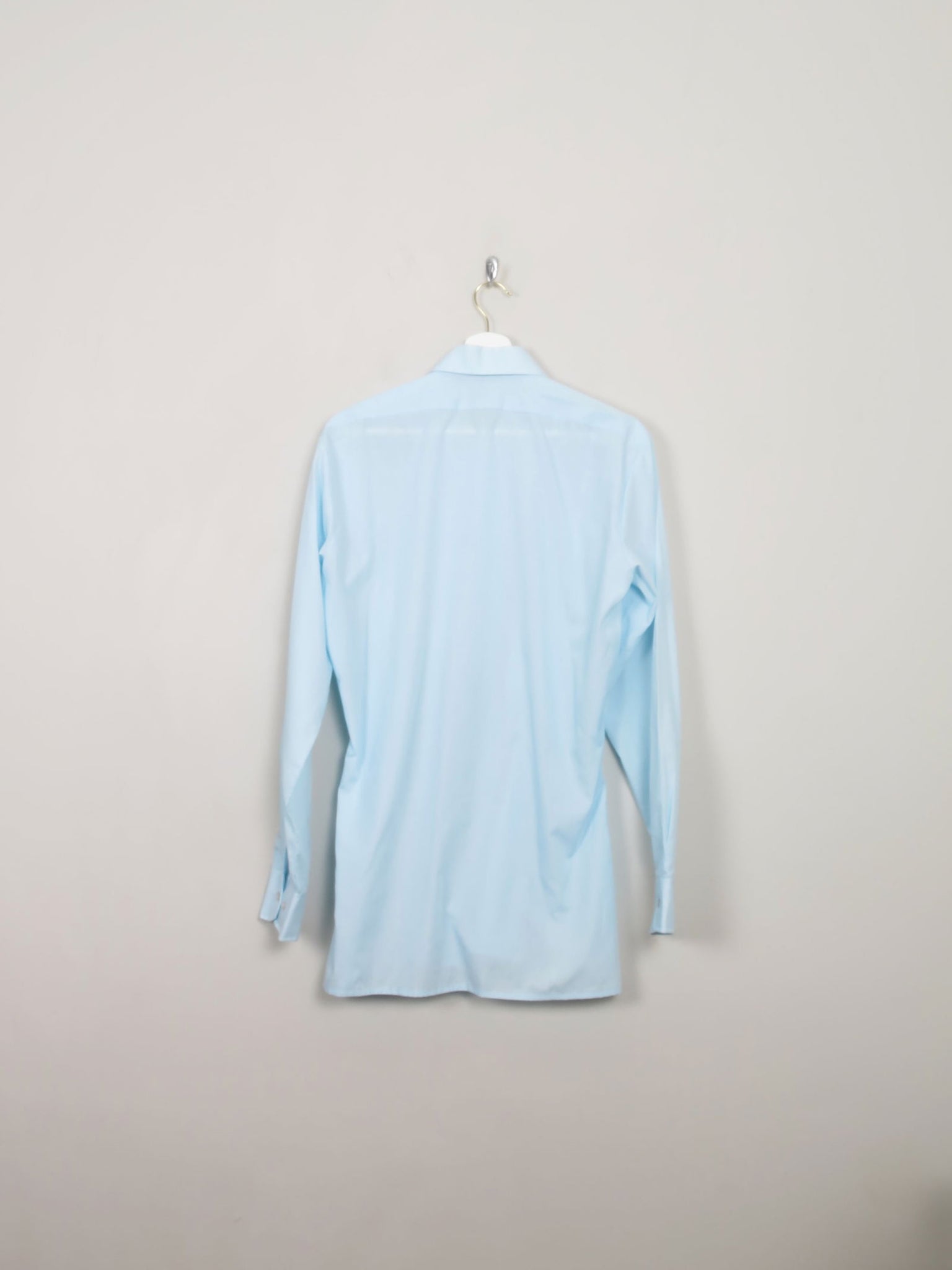 Men's Vintage Blue Embroidered Shirt S/M - The Harlequin