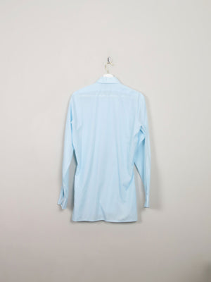 Men's Vintage Blue Embroidered Shirt S/M - The Harlequin