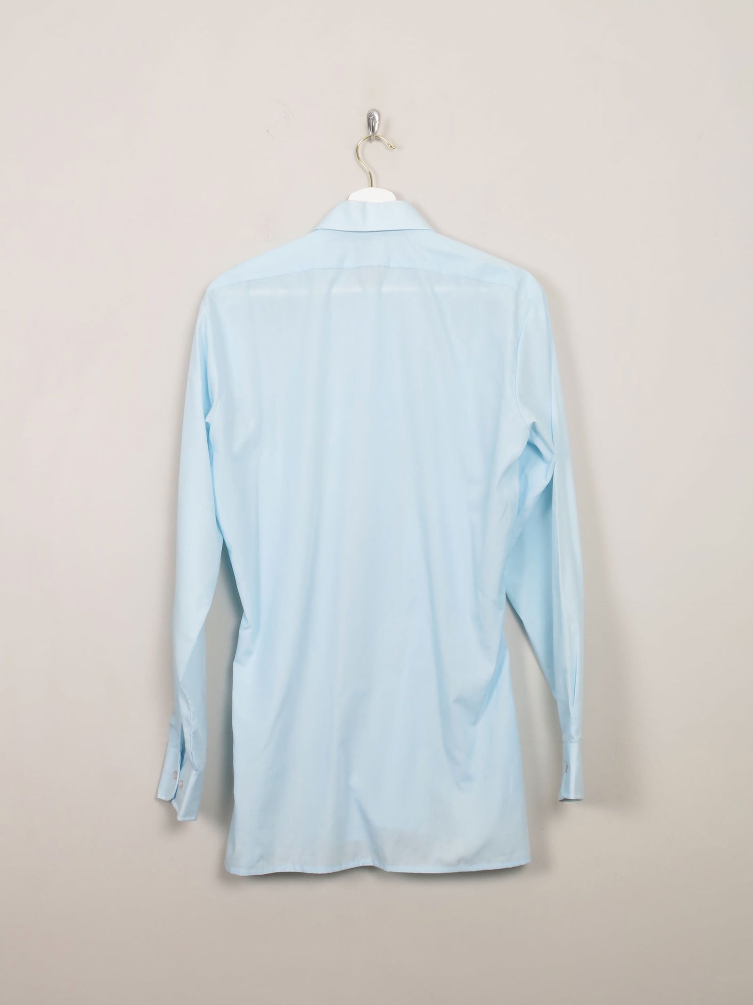 Men's Vintage Blue Embroidered Shirt S/M - The Harlequin