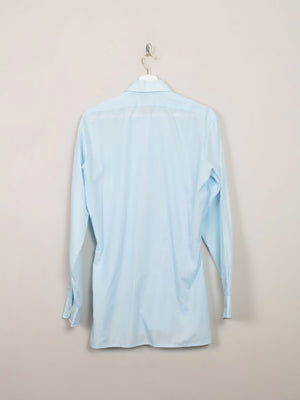 Men's Vintage Blue Embroidered Shirt S/M - The Harlequin