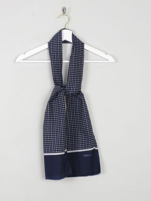Men's Vintage Blue Scarf - The Harlequin