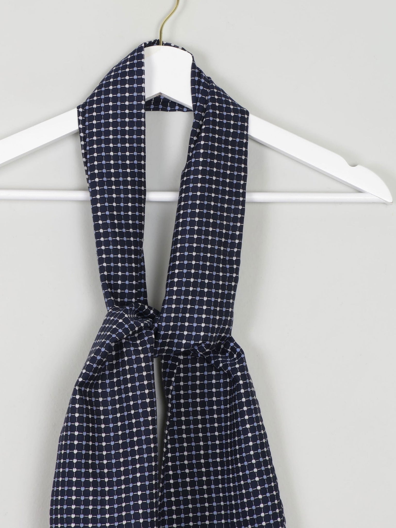 Men's Vintage Blue Scarf - The Harlequin