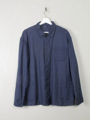 Men's Vintage Blue Work Jacket L - The Harlequin