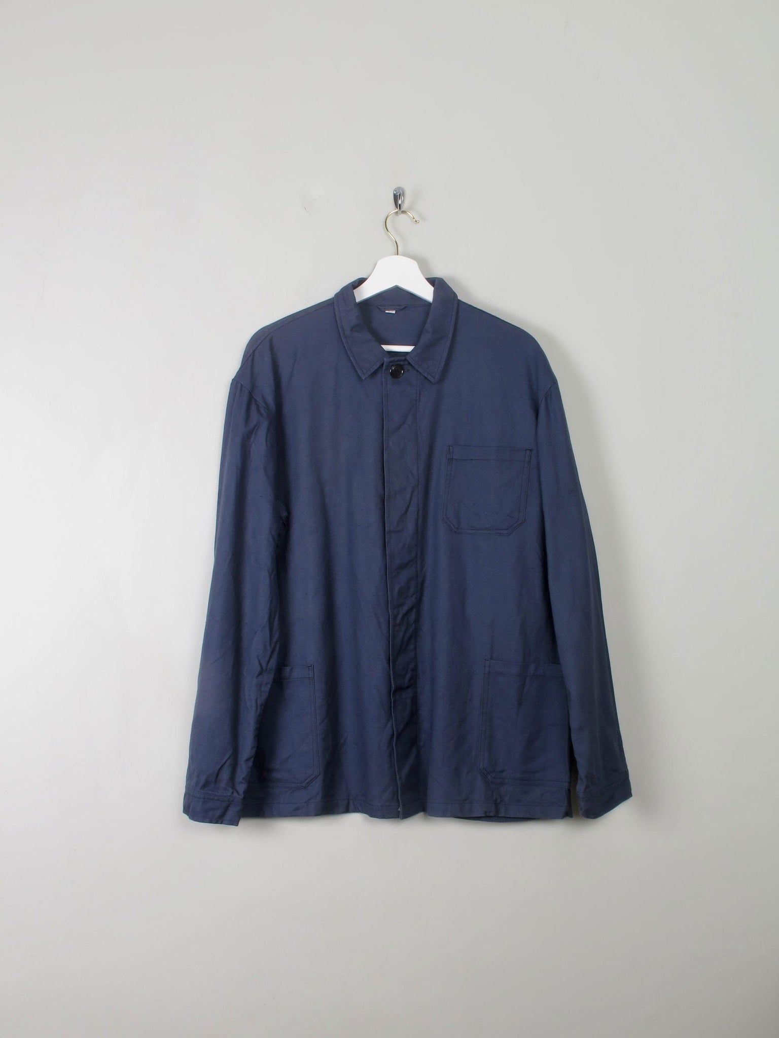 Men's Vintage Blue Work Jacket L - The Harlequin