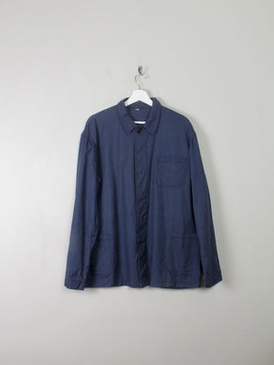 Men's Vintage Blue Work Jacket L - The Harlequin