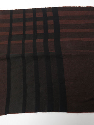 Men's Vintage Brown & Rust Scarf - The Harlequin