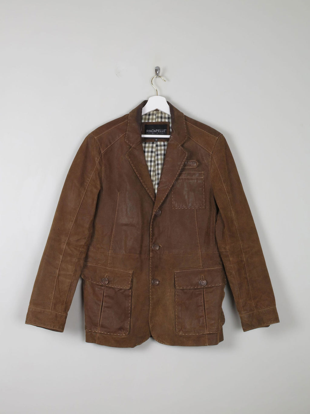 Men's Vintage Brown Suede Jacket 38/40 - The Harlequin