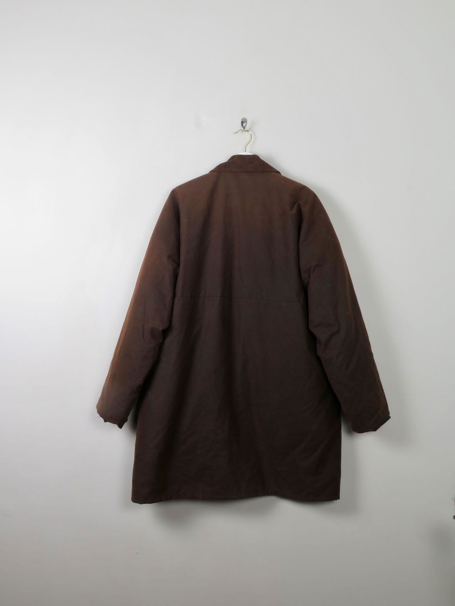Men's Vintage Brown Wax Jacket L - The Harlequin