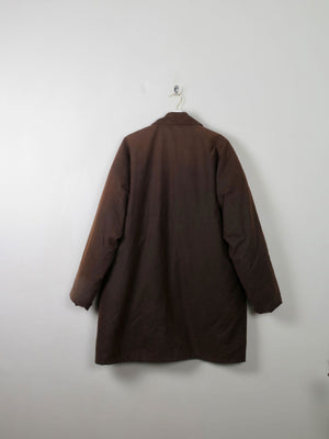 Men's Vintage Brown Wax Jacket L - The Harlequin