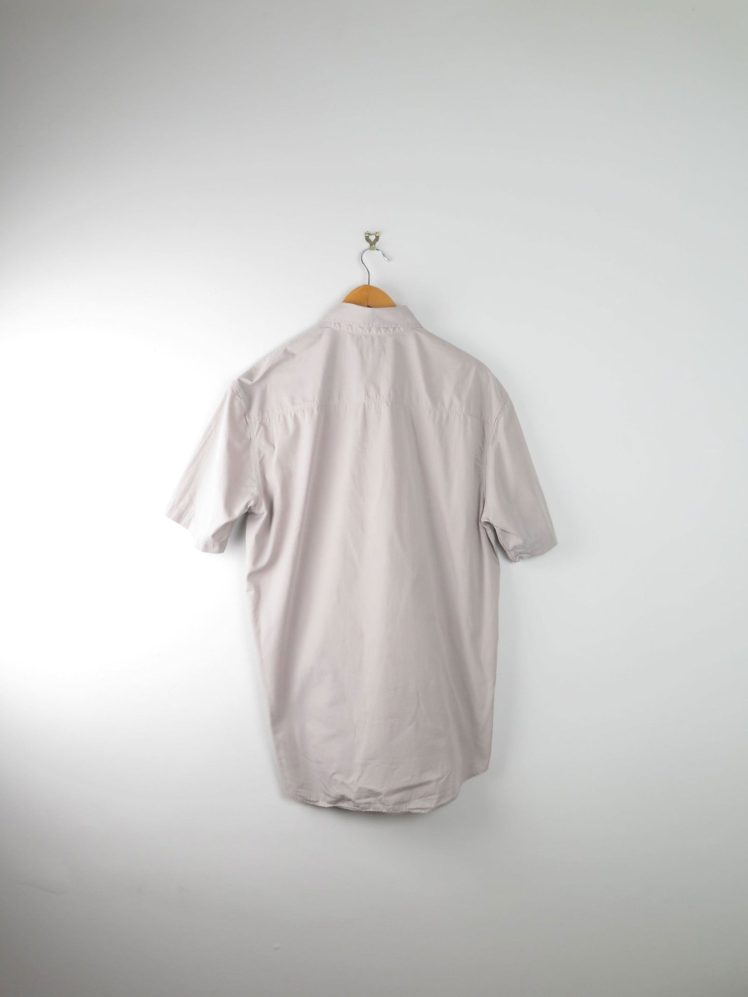 Men's Vintage Calvin Klein Khaki Shirt L - The Harlequin