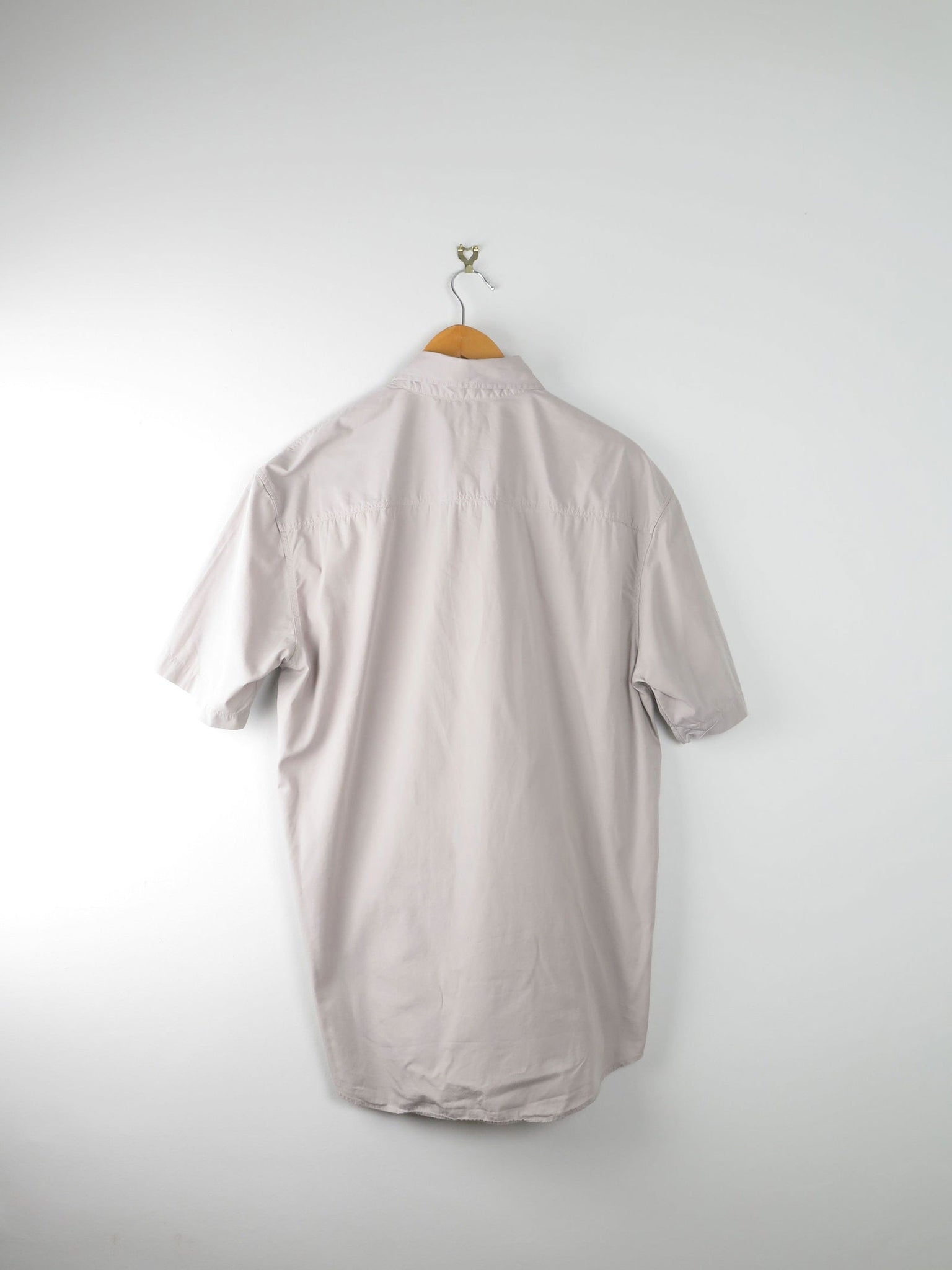 Men's Vintage Calvin Klein Khaki Shirt L - The Harlequin