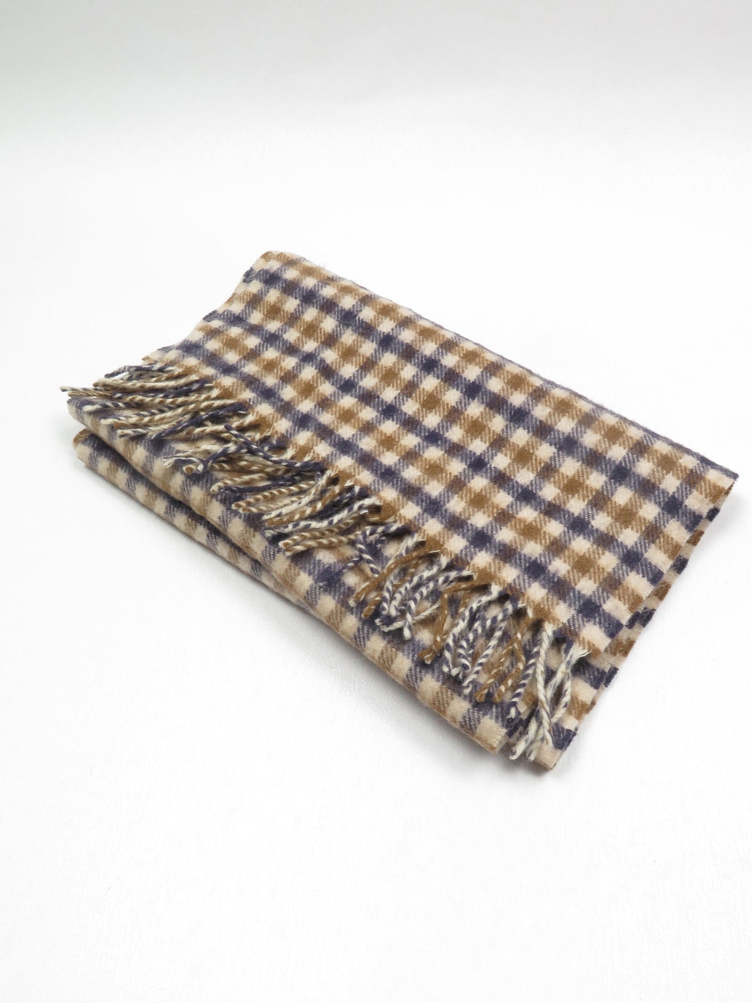 Men's Vintage Cashmere Aquascutum Scarf - The Harlequin