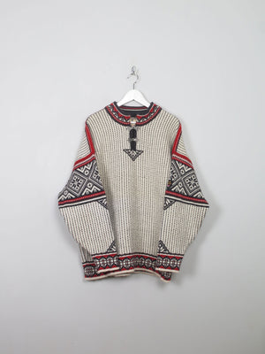 Men's Vintage Danish Classic Jumper XL/XXL - The Harlequin