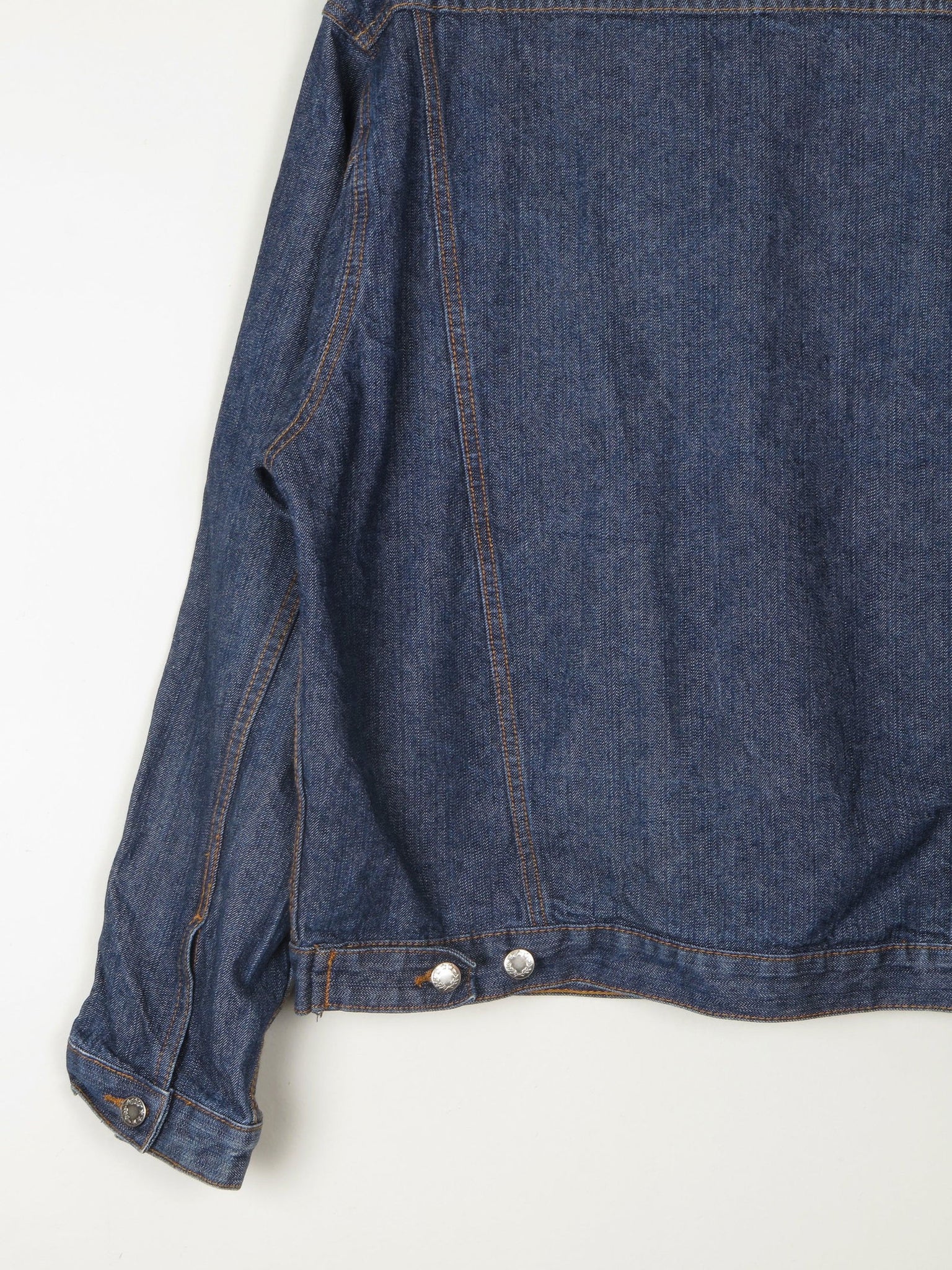 Men's Vintage Dark Blue Denim Jacket M/L - The Harlequin