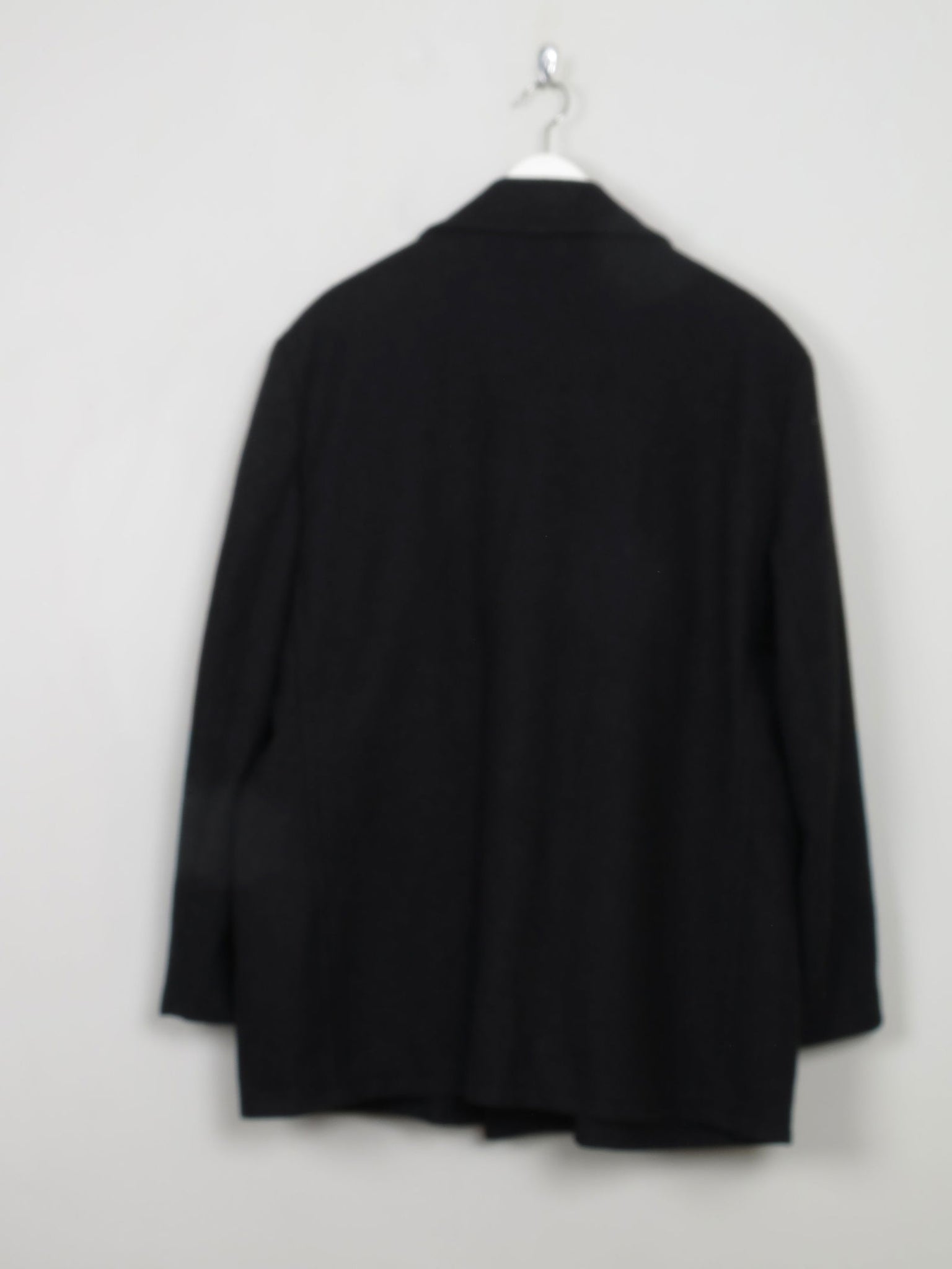 Men's Vintage Dark Grey Wool Short Coat 46/48 XL - The Harlequin