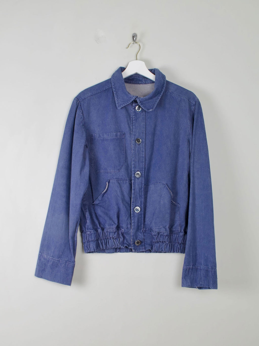 Men's Vintage Denim Bomber Jacket XS/S - The Harlequin