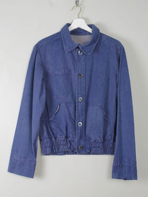 Men's Vintage Denim Bomber Jacket XS/S - The Harlequin