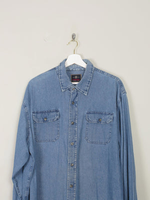 Men's Vintage Denim Shirt Wrangler L - The Harlequin