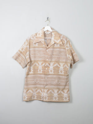 Men's Vintage Disco Shirt L - The Harlequin