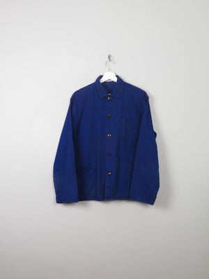 Men's Vintage Electric Blue Work Jacket S/M - The Harlequin