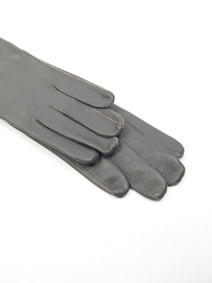Men’s Vintage Grey Leather Gloves *8* - The Harlequin