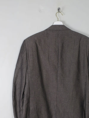 Men's Vintage Grey Remus Linen Mix Jacket 38" - The Harlequin