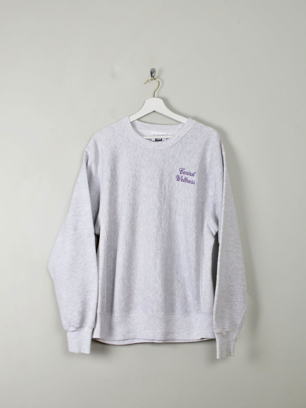 Men's Vintage Grey Sweatshirt L - The Harlequin