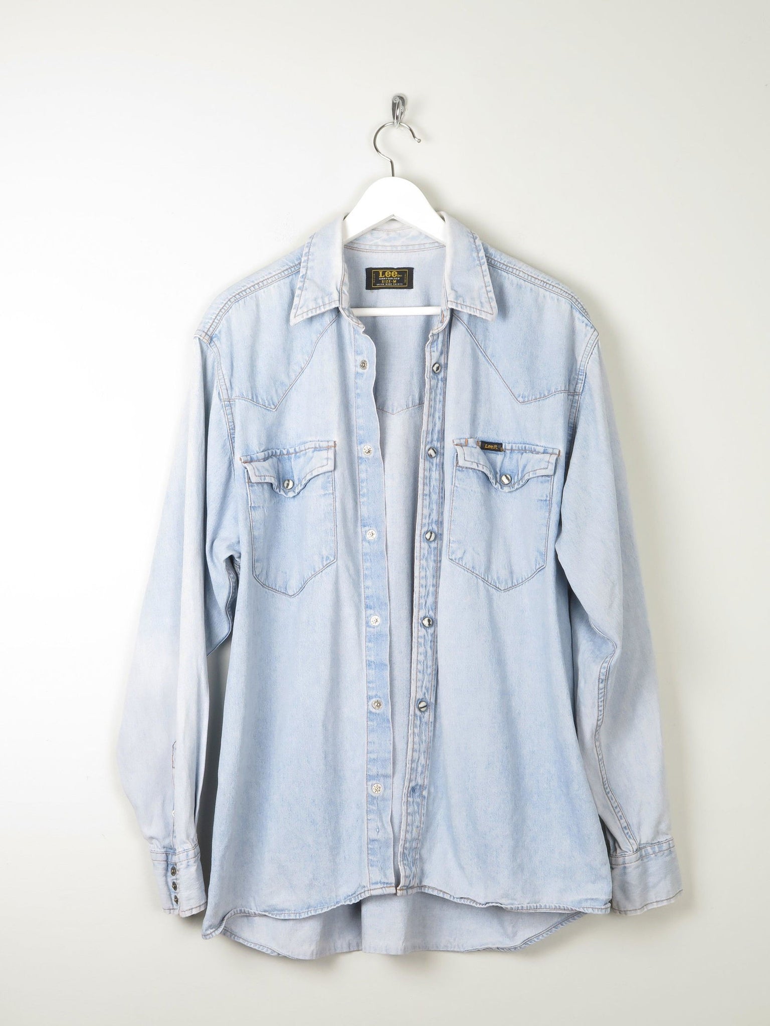 Men's Vintage Lee Light Denim Shirt - The Harlequin