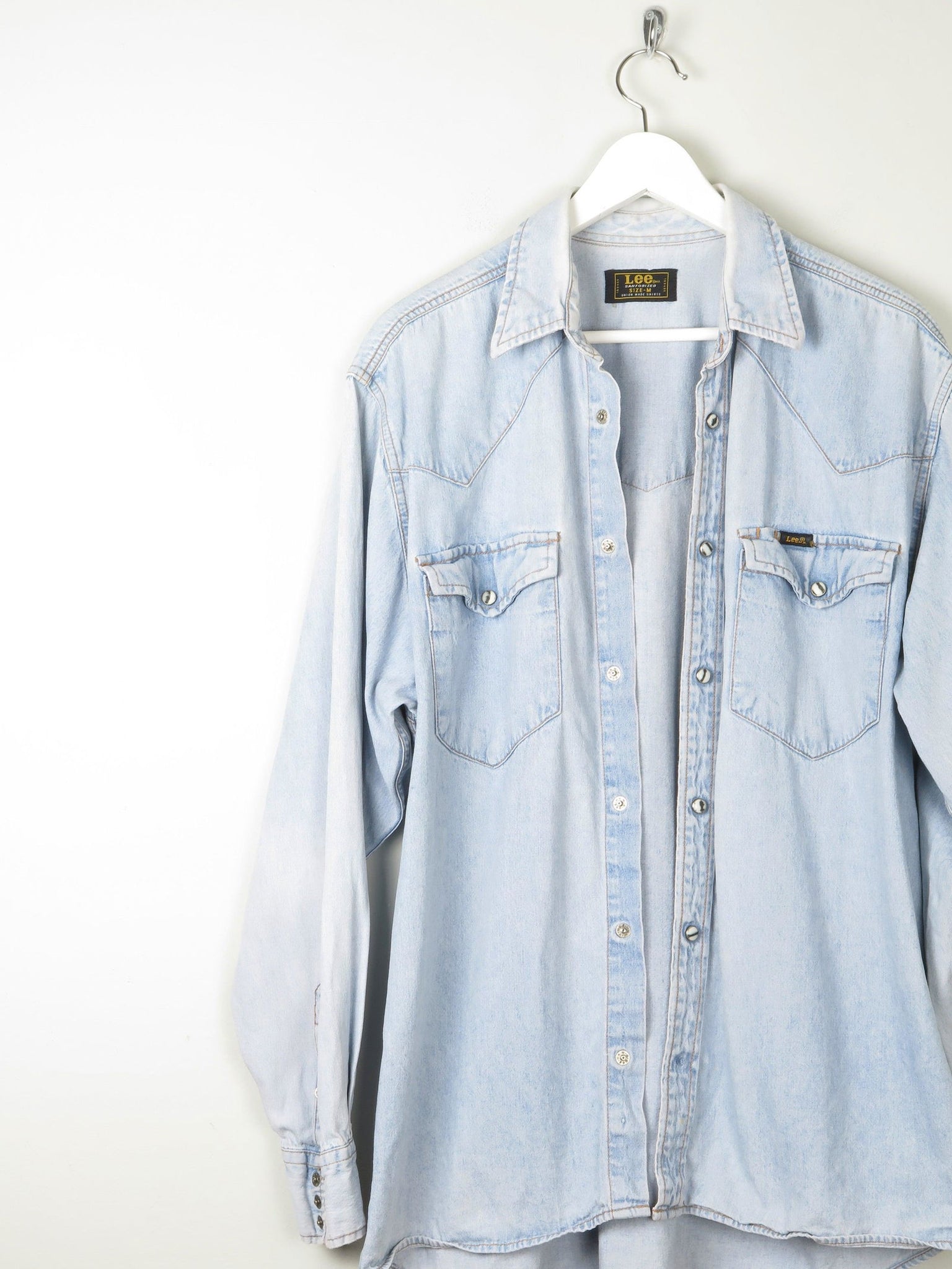 Men's Vintage Lee Light Denim Shirt - The Harlequin