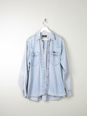 Men's Vintage Lee Light Denim Shirt - The Harlequin