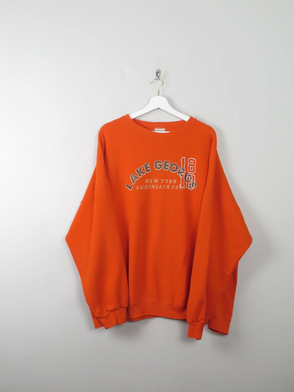 Men's Vintage Lee Orange Sweatshirt XL/XXL - The Harlequin