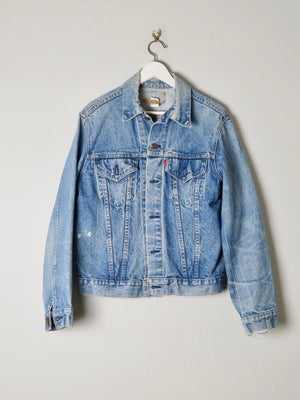 Men’s Vintage Levi’s Denim Trucker Jacket S - The Harlequin