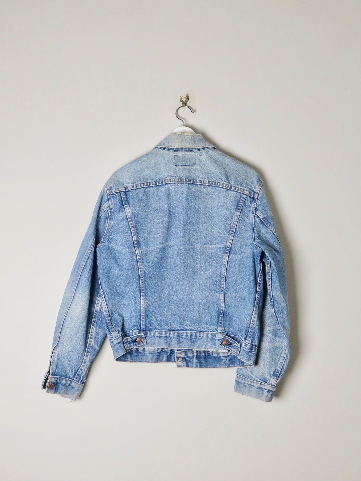 Men’s Vintage Levi’s Denim Trucker Jacket S - The Harlequin