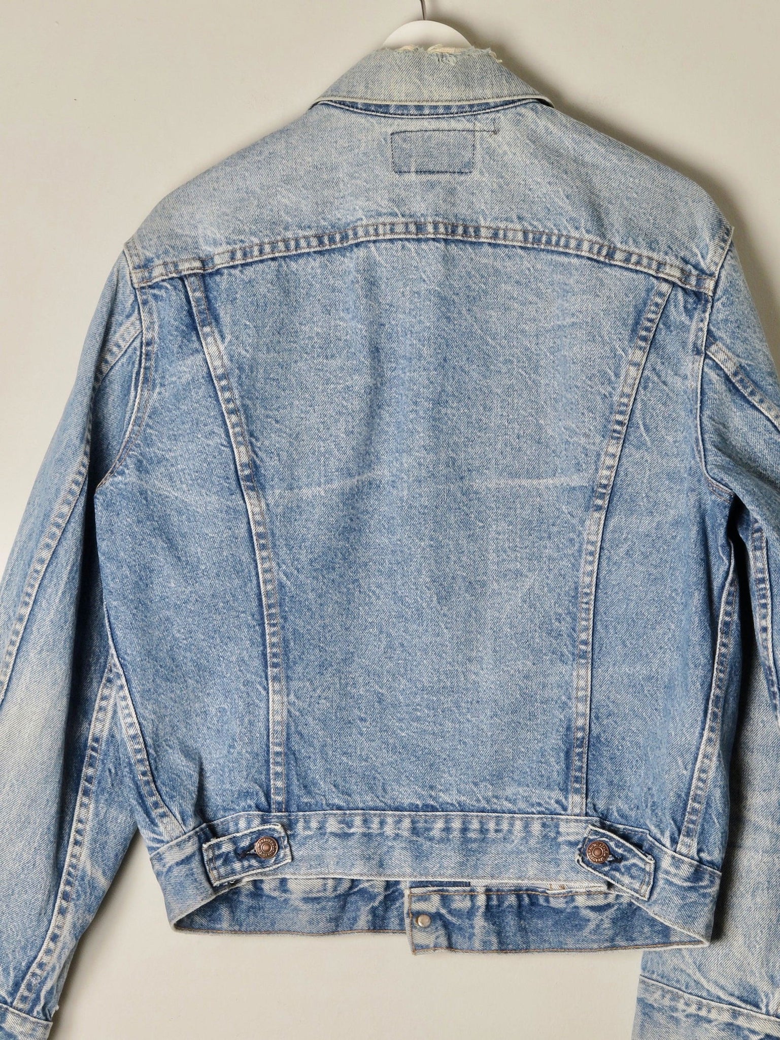Men’s Vintage Levi’s Denim Trucker Jacket S - The Harlequin