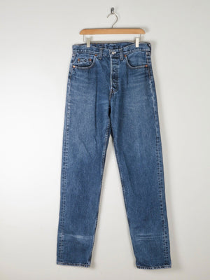 Men’s Vintage Levis 510 Blue Denim Jeans 33/36 - The Harlequin