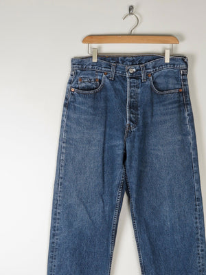 Men’s Vintage Levis 510 Blue Denim Jeans 33/36 - The Harlequin
