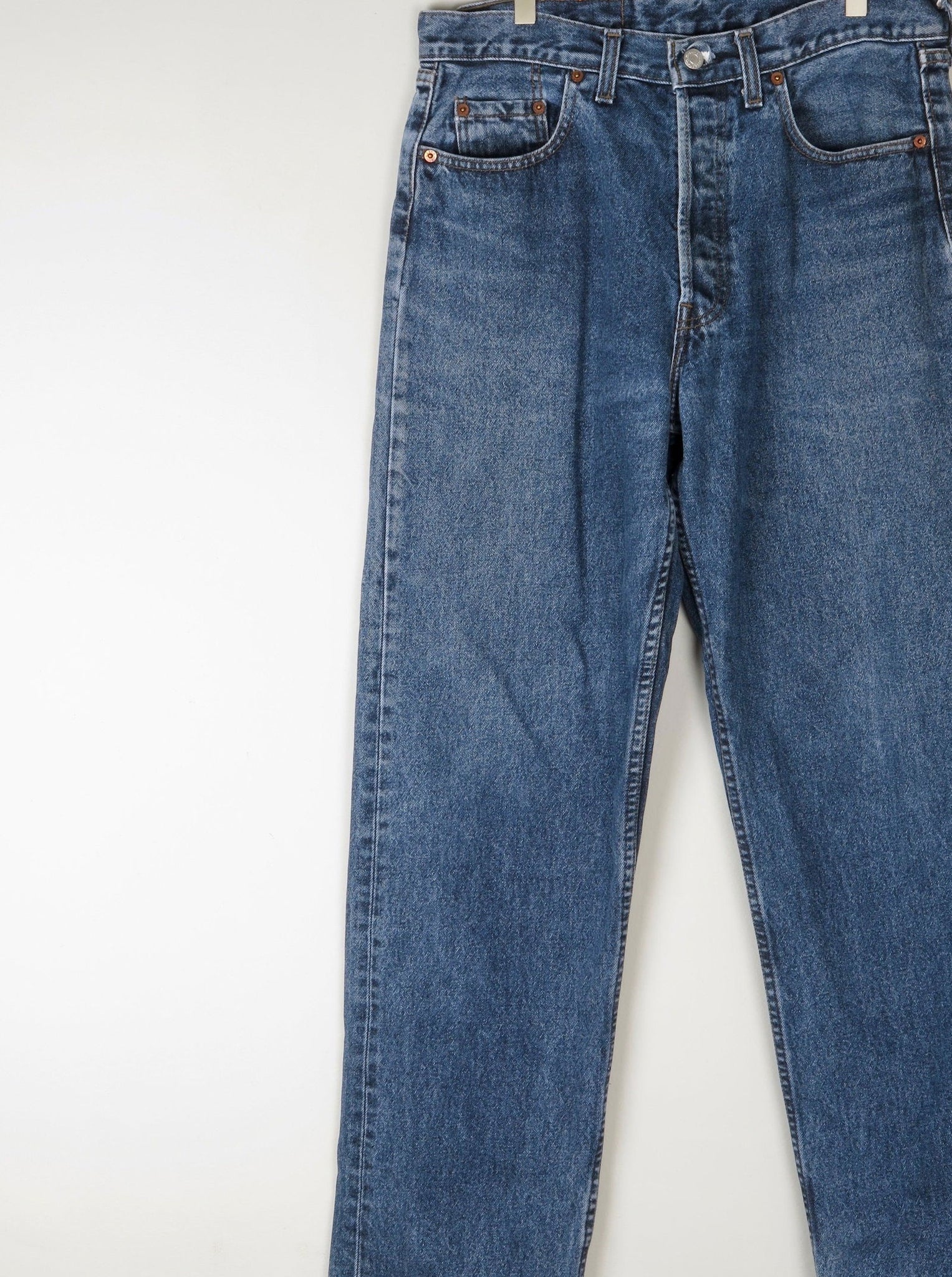 Men’s Vintage Levis 510 Blue Denim Jeans 33/36 - The Harlequin