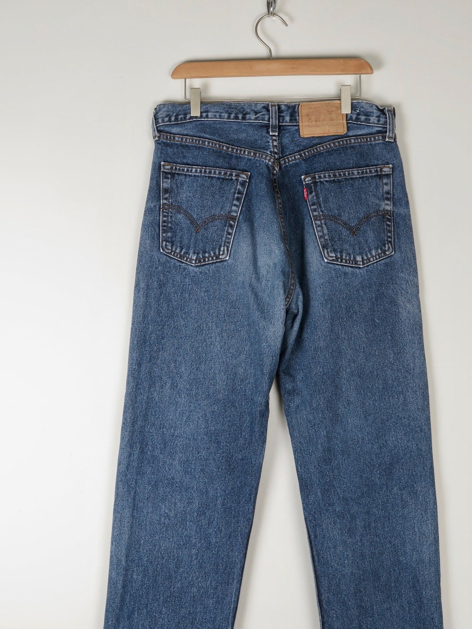 Men’s Vintage Levis 510 Blue Denim Jeans 33/36 - The Harlequin