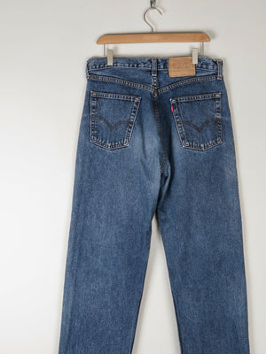 Men’s Vintage Levis 510 Blue Denim Jeans 33/36 - The Harlequin